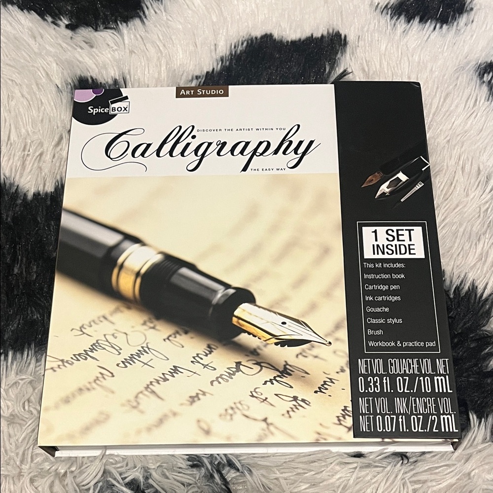 SpiceBox Adult Art Craft & Hobby Kits Art Studio Calligraphy Kit